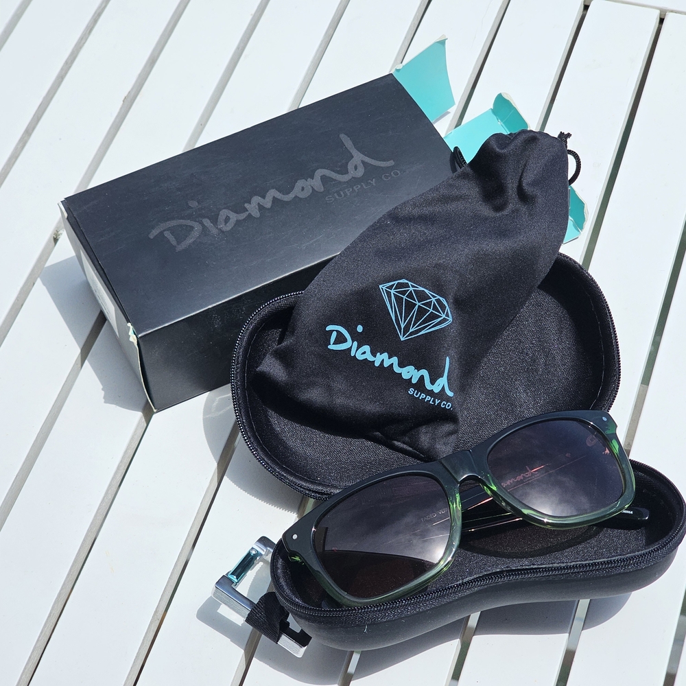 Diamond Supply Co. Green Sunglasses